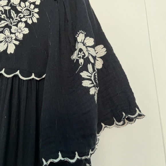 Old Navy Embroidered Gauzy Cotton Maxi Dress, XXL Petite - Picture 6 of 9